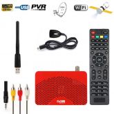 Koqit Mini Receptor de Satélite Digital DVB-S2 HD Suporte Cccam AC3 Gscam Newcam Poder Vu - Wifi